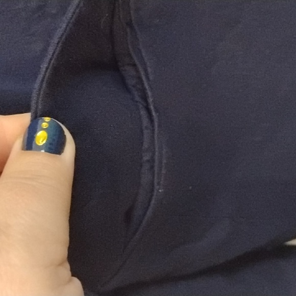 Halston Heritage Luxury Business Acadamia Preppy Classic Dark Blue Blazer - Picture 6 of 16